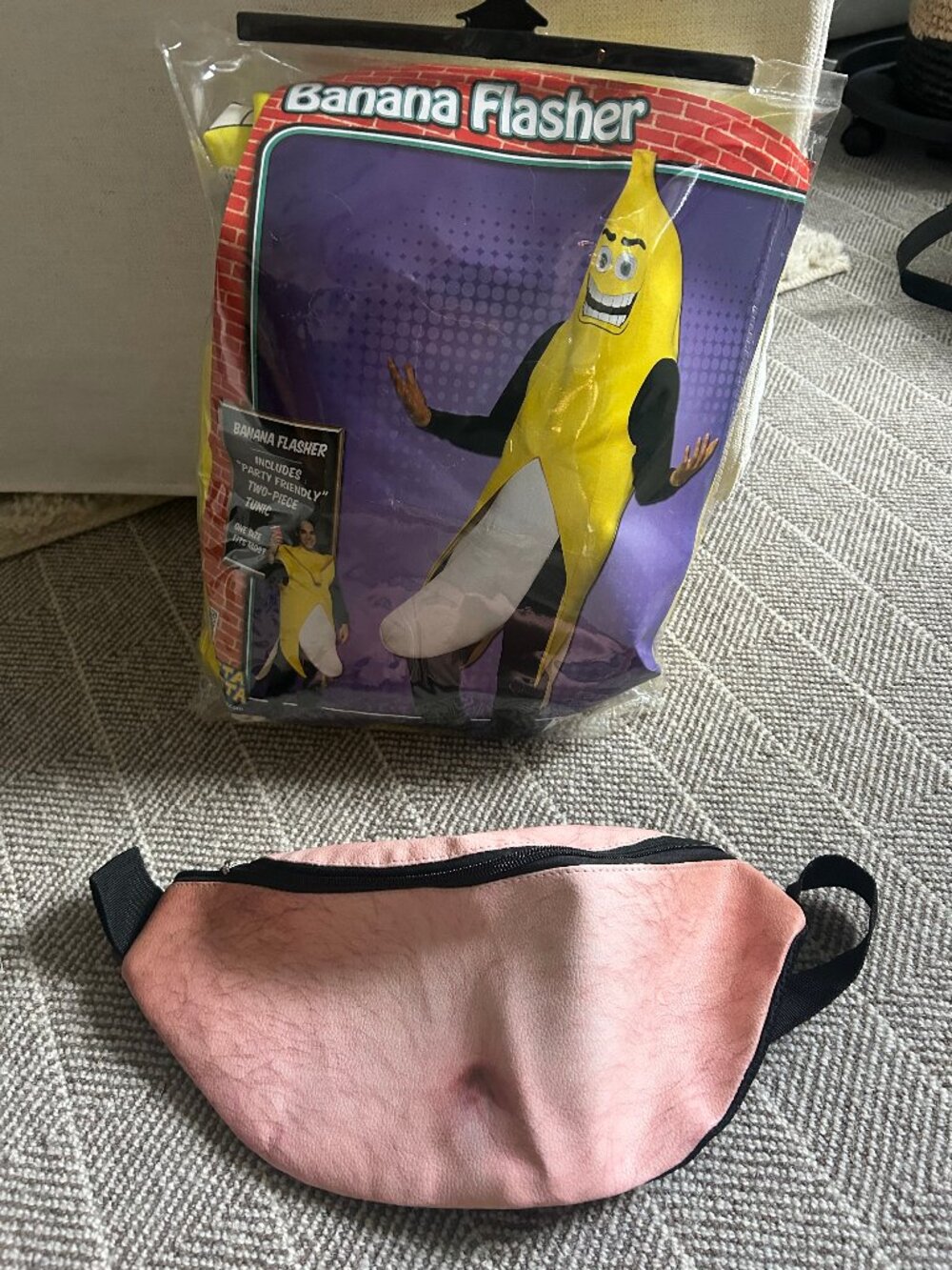 Men's Joke Halloween Banana Costume